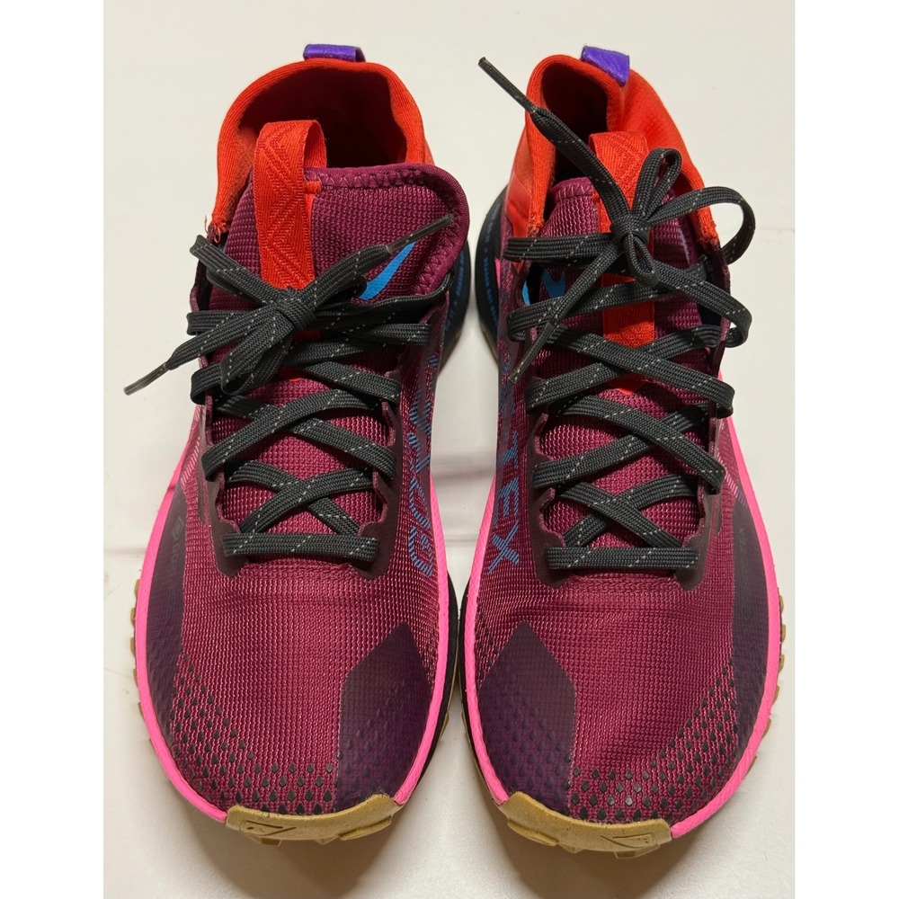 Nike Pegasus Trail 4 GORE-TEX Womens 7.5 Burgundy Orange Running Shoes - Picture 2 of 7